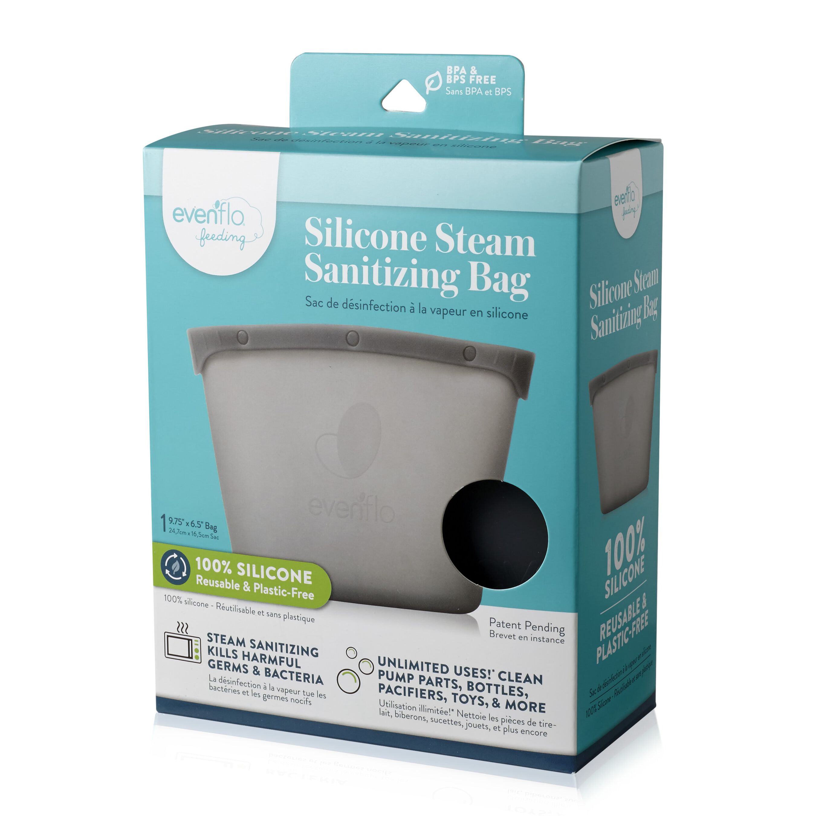 Evenflo Feeding Silicone Steam Sanitizing Bag